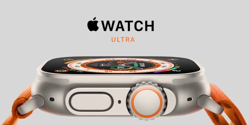 苹果手表 Apple Watch Ultra 电池容量比 Series 8 大 76%