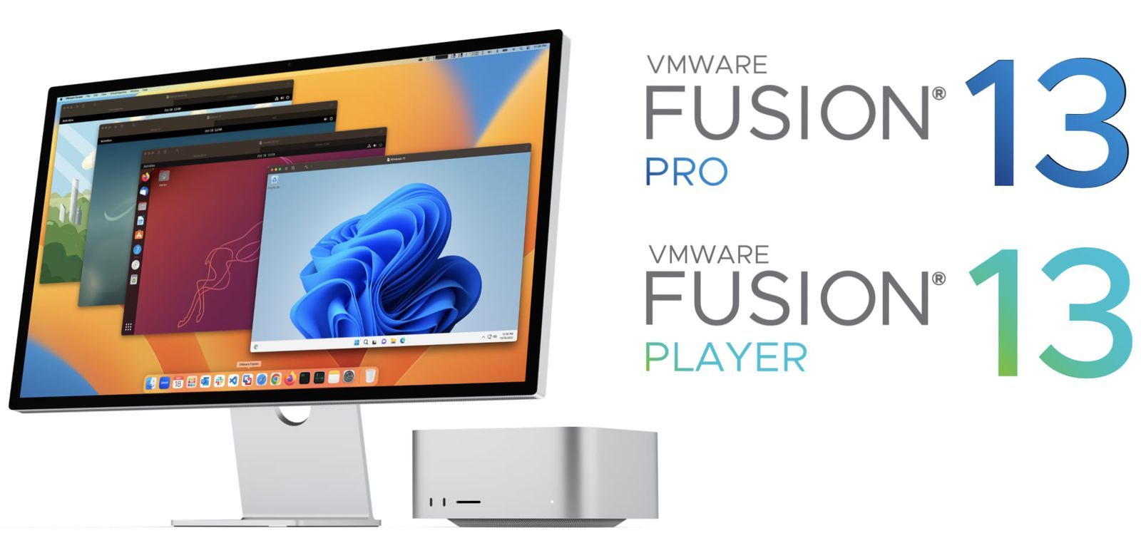 VMware推出Fusion 13 兼容英特尔和苹果芯片Mac