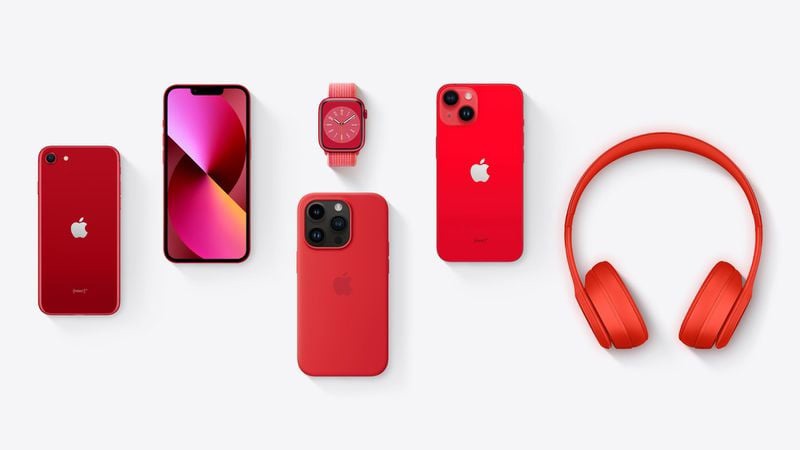 苹果：Apple Watch 可下载 7 款 (RED) 版红色表盘