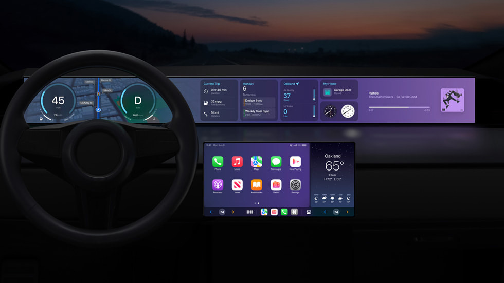 苹果：新一代 CarPlay 车载将在年末推出，14 个汽车品牌首发支持
