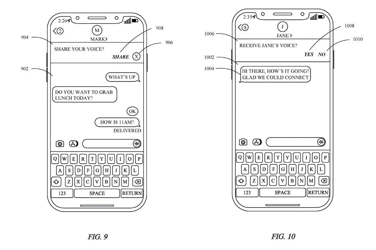 苹果新专利：未来 iPhone 可选择使用发件人的声音来播报短信