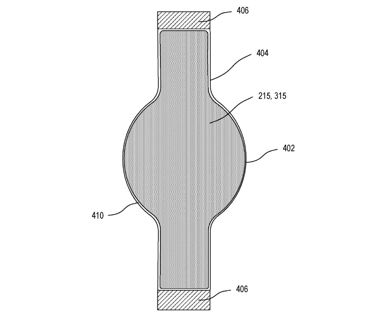 苹果新专利：屏幕表带二合一、可环绕手腕的 Apple Watch