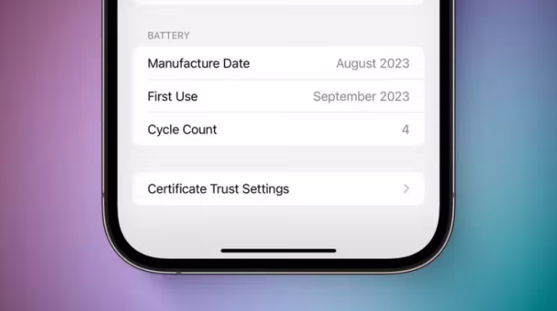 苹果发布 iOS 17.1 开发者预览版 Beta，iPhone 15 系列可查看电池首次使用日期