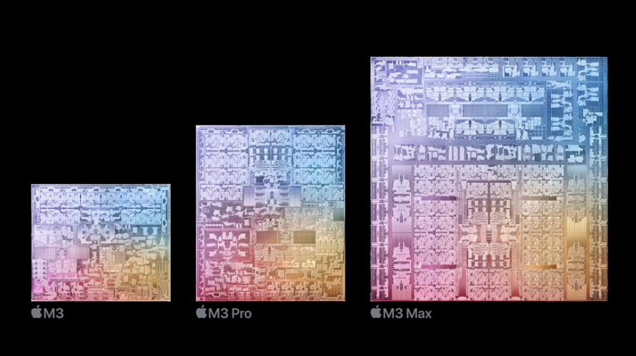 苹果发布 M3 系列芯片：采用 3 纳米工艺技术